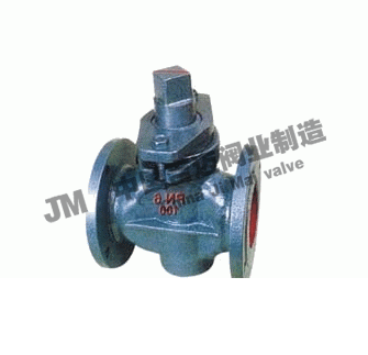 二通鑄鐵旋塞閥X43W