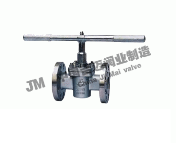 美標法蘭式卡套旋塞閥